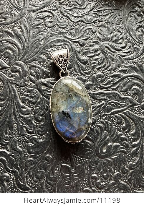 Labradorite Crystal Stone Jewelry Pendant - #wgUmeqwEhZM-3