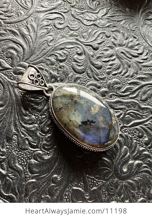 Labradorite Crystal Stone Jewelry Pendant - #wgUmeqwEhZM-2