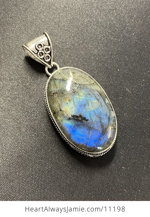 Labradorite Crystal Stone Jewelry Pendant - #wgUmeqwEhZM-11