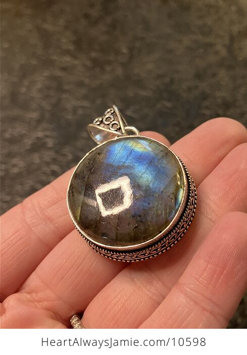 Labradorite Crystal Stone Pendant Jewelry - #IjiYZM9pvBA-9