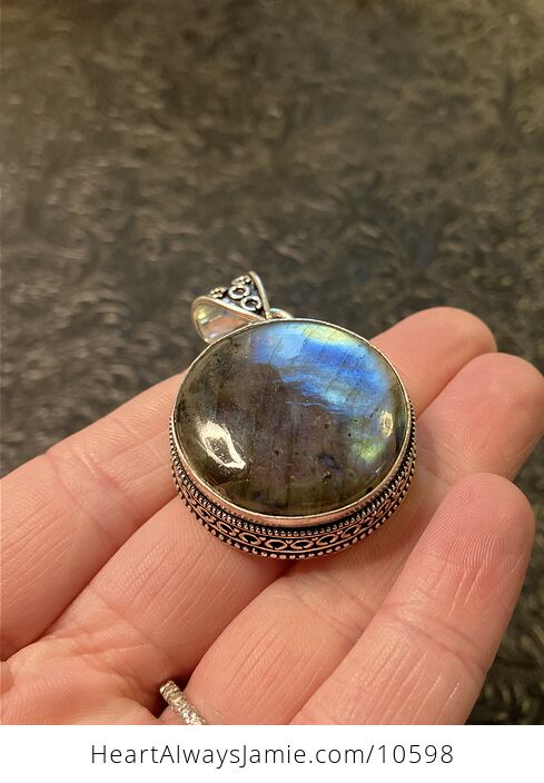 Labradorite Crystal Stone Pendant Jewelry - #IjiYZM9pvBA-10