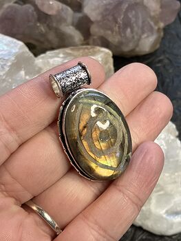 Labradorite Gemstone Crystal Jewelry Swirl Pendant Chip Discount #owm3nvYtqXk