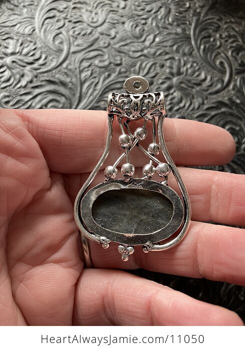 Labradorite Gemstone Jewelry Crystal Fidget Pendant - #OUfC8PaEPEU-6