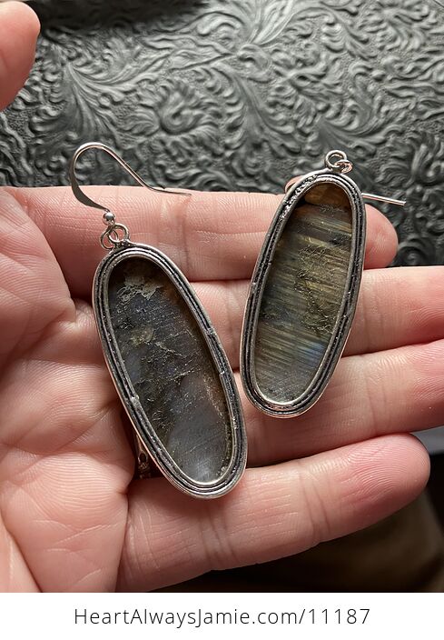 Labradorite Gemstone Stone Jewelry Earrings - #vM3NVTmobJ8-4