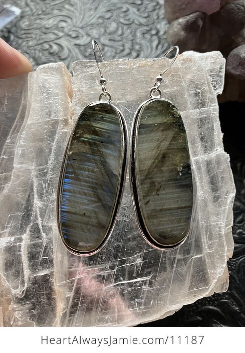 Labradorite Gemstone Stone Jewelry Earrings - #vM3NVTmobJ8-3