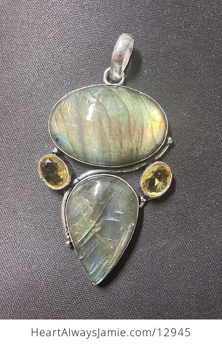 Labradorite Pendant Crystal Stone Jewelry - #Lvptis0DWMw-4