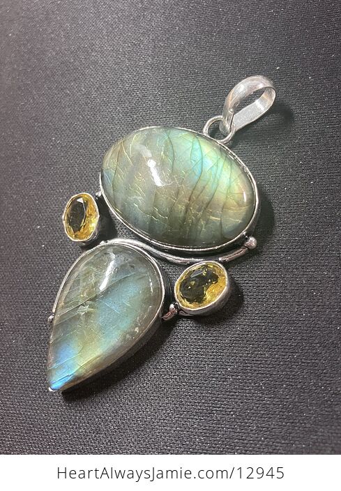 Labradorite Pendant Crystal Stone Jewelry - #Lvptis0DWMw-5