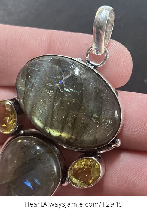 Labradorite Pendant Crystal Stone Jewelry - #Lvptis0DWMw-2