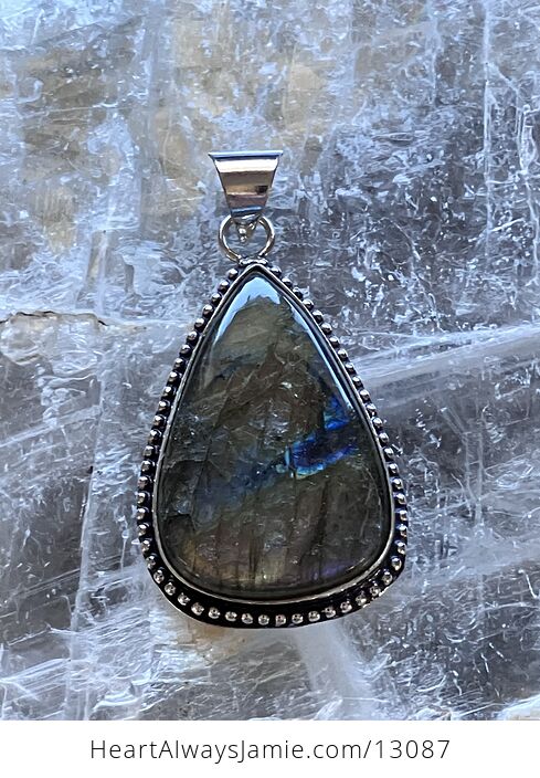 Labradorite Pendant Crystal Stone Jewelry - #qUEJmxX11DY-10