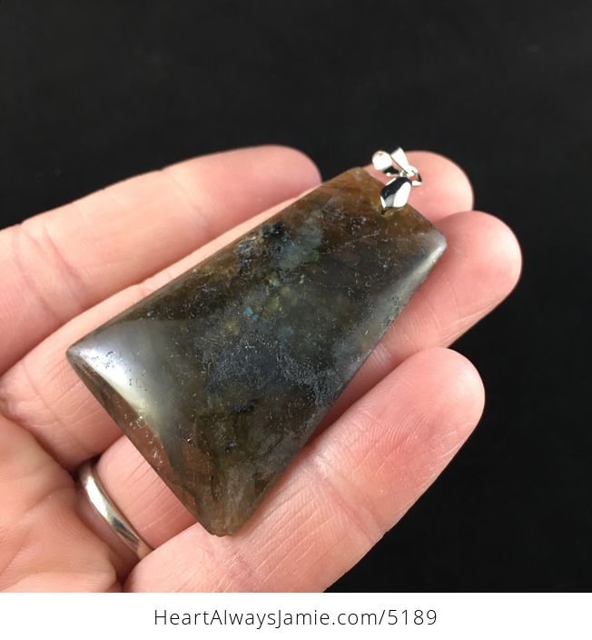 Labradorite Stone Jewelry Pendant - #jmbnkzu07Ws-3