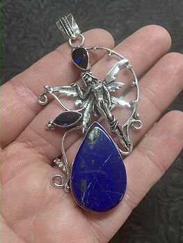 Lapis Lazuli and Blue Stone Fairy Crystal Jewelry Pendant #66pyfLv6HfU