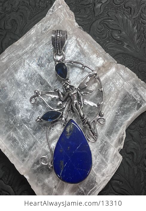 Lapis Lazuli and Blue Stone Fairy Crystal Jewelry Pendant - #66pyfLv6HfU-6