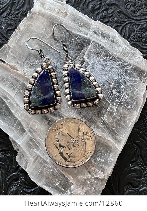 Lapis Lazuli Crystal Stone Jewelry Earrings - #io7tDSAQkH4-6