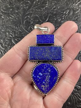 Lapis Lazuli Crystal Stone Jewelry Pendant #DJy69TjRrC8