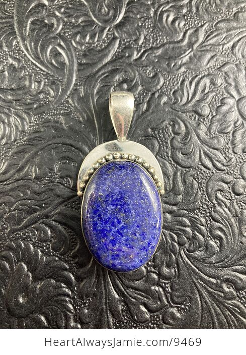 Lapis Lazuli Crystal Stone Jewelry Pendant - #3ljDk2ojCMQ-1