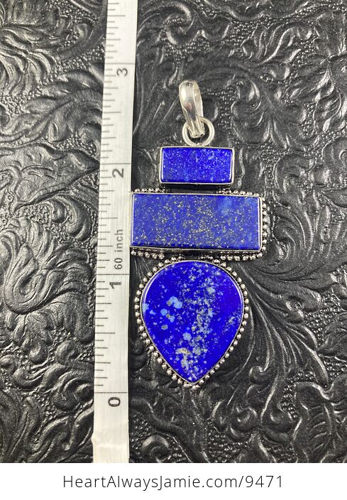Lapis Lazuli Crystal Stone Jewelry Pendant - #DJy69TjRrC8-3