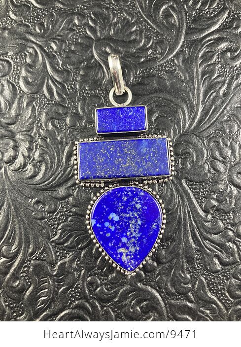 Lapis Lazuli Crystal Stone Jewelry Pendant - #DJy69TjRrC8-2