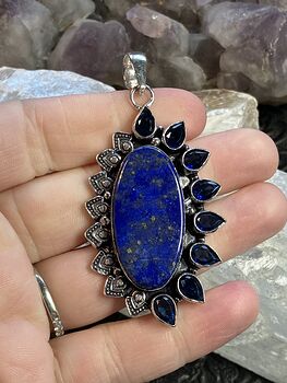 Lapis Lazuli Gemstone Crystal Jewelry Pendant #ifcuk9llxbc