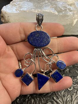 Lapis Lazuli Gemstone Crystal Jewelry Pendant #xsCiPHjHWMI