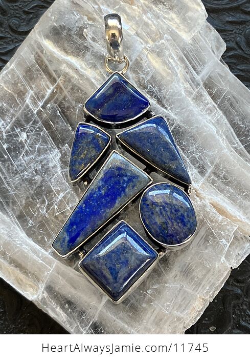 Lapis Lazuli Gemstone Crystal Jewelry Pendant - #nf2Aps076Rs-1