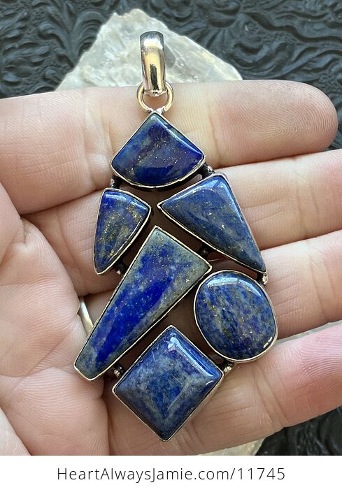 Lapis Lazuli Gemstone Crystal Jewelry Pendant - #nf2Aps076Rs-2