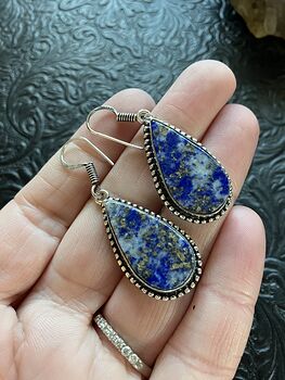 Lapis Lazuli Stone Crystal Jewelry Earrings #pjkHrGkjE9s