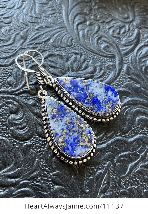 Lapis Lazuli Stone Crystal Jewelry Earrings - #pjkHrGkjE9s-6