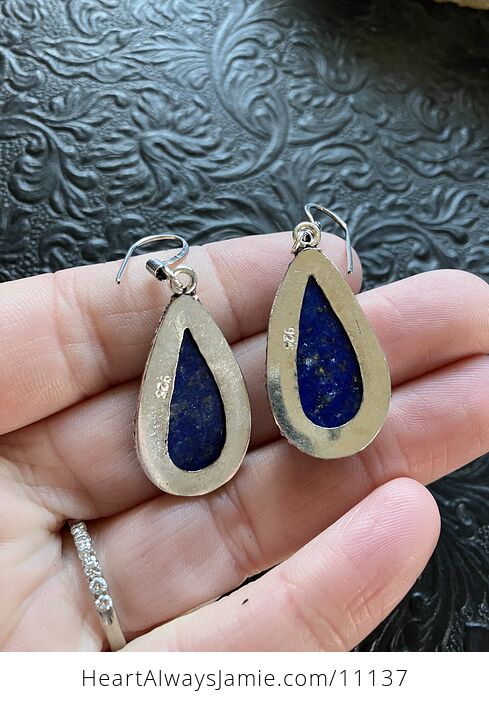 Lapis Lazuli Stone Crystal Jewelry Earrings - #pjkHrGkjE9s-4