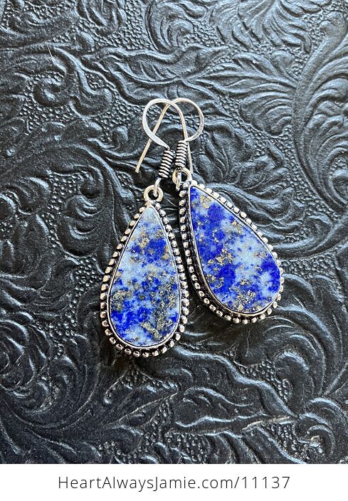 Lapis Lazuli Stone Crystal Jewelry Earrings - #pjkHrGkjE9s-5