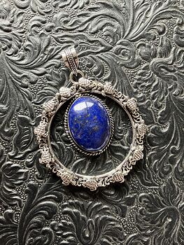 Lapis Lazuli Turtle Crystal Stone Jewelry Pendant #J5T6SmFKBGQ