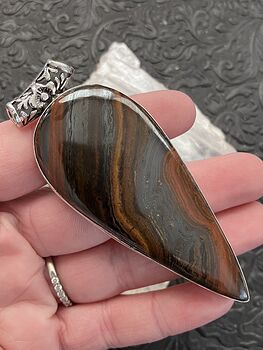 Large Red Tiger Eye Iron Stone Jewelry Crystal Pendant #c471Ycle4Kg