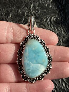 Larimar Pendant Stone Crystal Jewelry #2gxbKHB7IqA