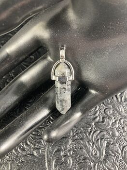 Larvakite Feldspar Natural Gemstone Jewelry Pendant #oqSgBK9JM2M