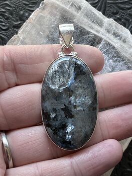 Larvikite Pendant Crystal Stone Jewelry #9g4XrtwujGo