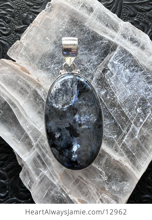 Larvikite Pendant Crystal Stone Jewelry - #9g4XrtwujGo-6