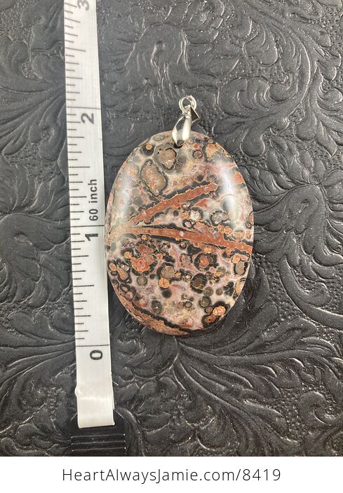 Leopard Skin Jasper Stone Jewelry Pendant - #1sBcFgZWj9I-2