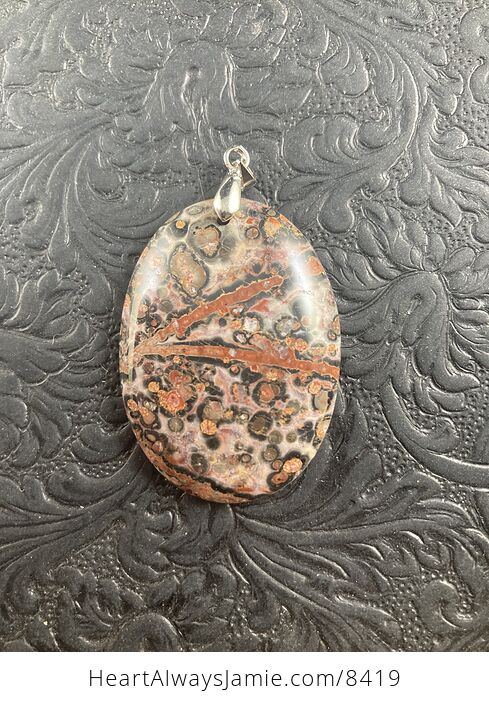 Leopard Skin Jasper Stone Jewelry Pendant - #1sBcFgZWj9I-1