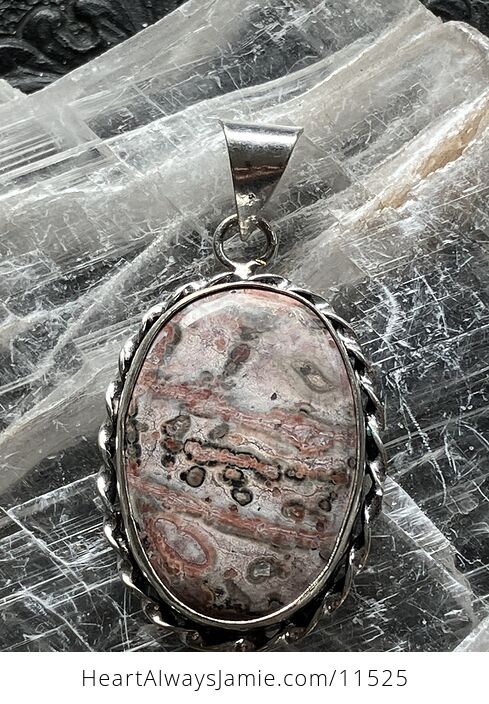 Leopard Skin Jasper Stone Jewelry Pendant - #3lnu7J1vx7M-1