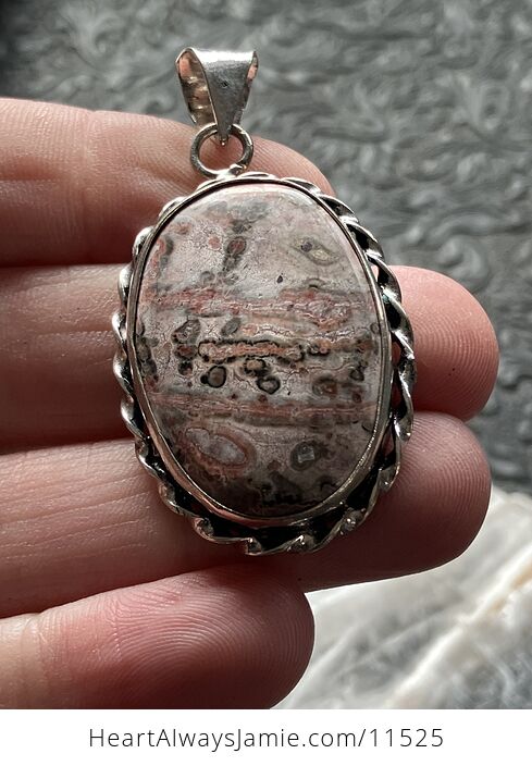 Leopard Skin Jasper Stone Jewelry Pendant - #3lnu7J1vx7M-2