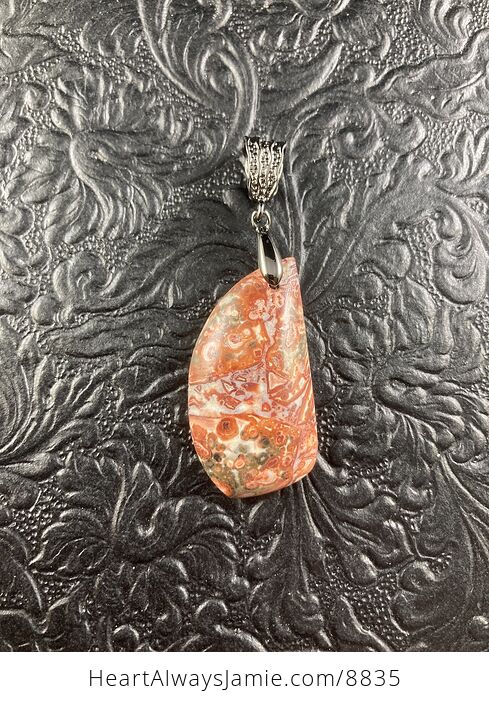Leopard Skin Jasper Stone Jewelry Pendant - #LvVQGJhNU6M-4