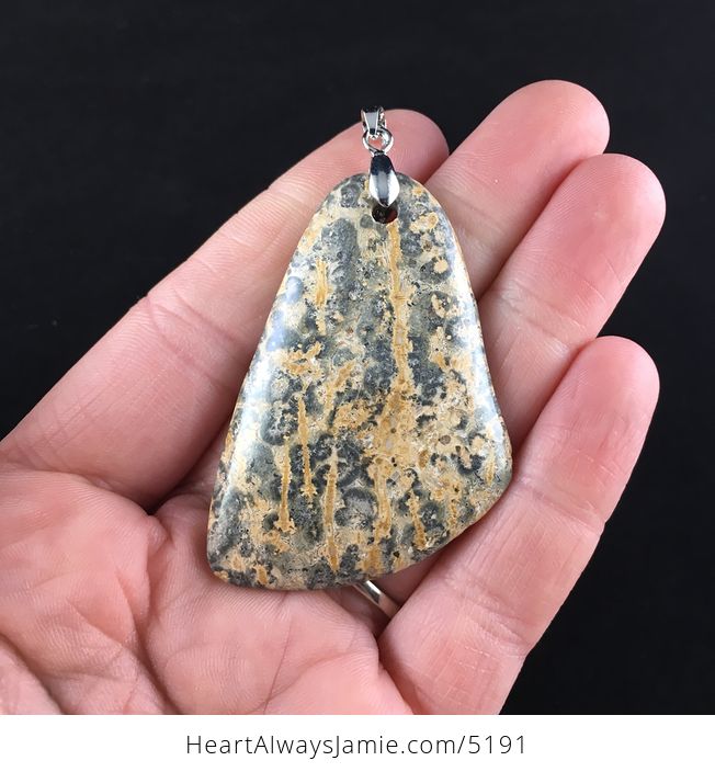 Leopard Skin Jasper Stone Jewelry Pendant - #TPbmkuTDMrQ-1