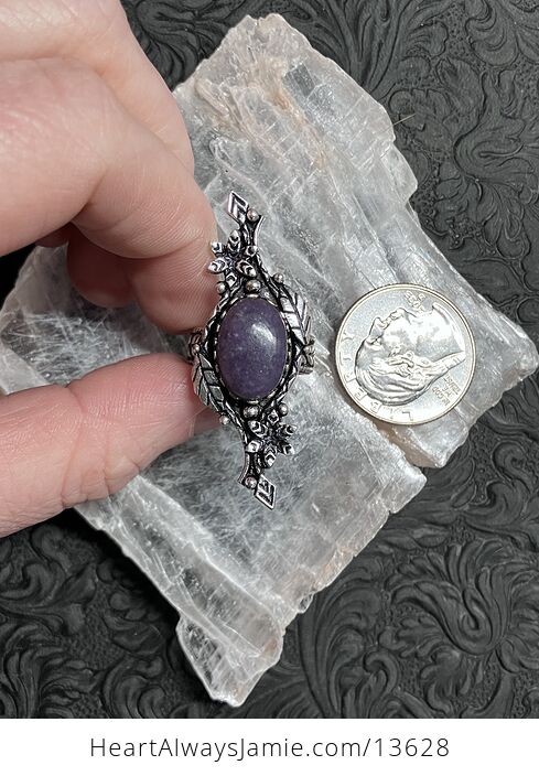 Lepidolite Fantasy Styled Ring Size 7 and a Half - #P0b2F4QteTk-6