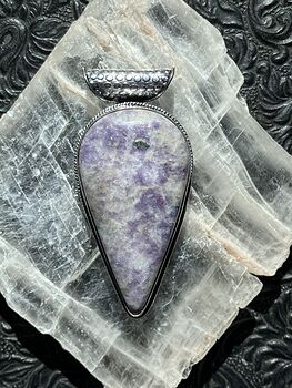 Lepidolite Mica Pendant Stone Crystal Jewelry #dSHhevEzbNQ