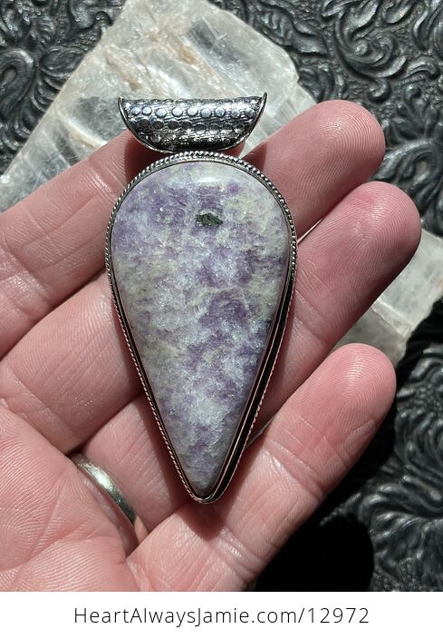 Lepidolite Mica Pendant Stone Crystal Jewelry - #dSHhevEzbNQ-3