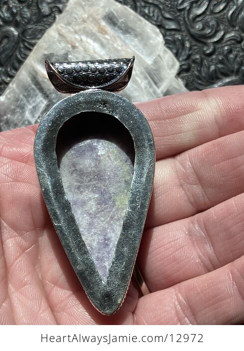 Lepidolite Mica Pendant Stone Crystal Jewelry - #dSHhevEzbNQ-6