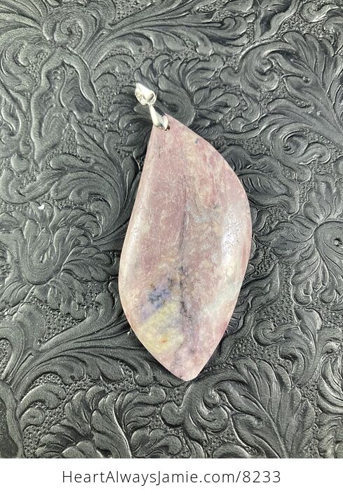 Lilac Jasper Stone Jewelry Pendant - #QmsOErbw0iY-4