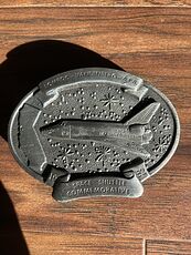 Lompoc Vandenberg Air Force Base California Nasa Space Shuttle 1982 Commemorative Hume and Sons Trading Co Belt Buckle #0i9xrH4WtLk