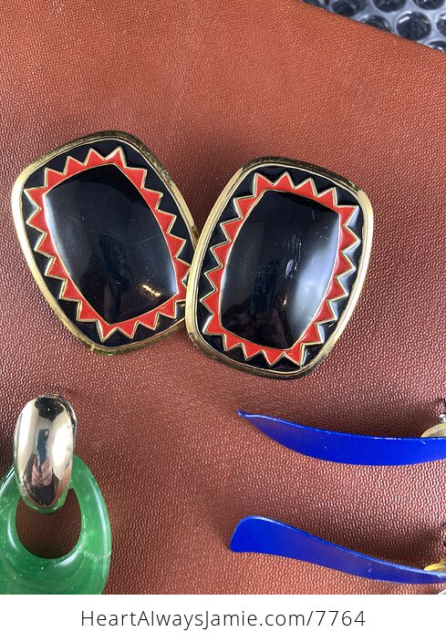 Lot of 4 Pairs of Vintage Earrings - #Y3ZcEyAZJXA-4