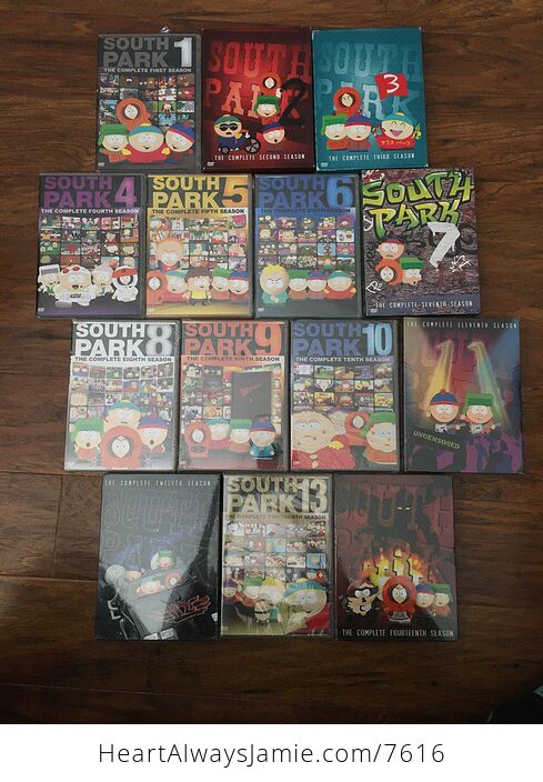 Lot of South Park Dvds Seasons 1 14 Plus Christmas Time in South Park - #4JVVzYXD1Zk-1