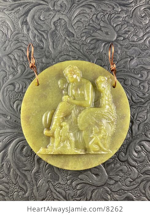 Ludwig Van Beethoven Jasper Pendant Stone Jewelry Mini Art Ornament - #CflZAK4SQGQ-6